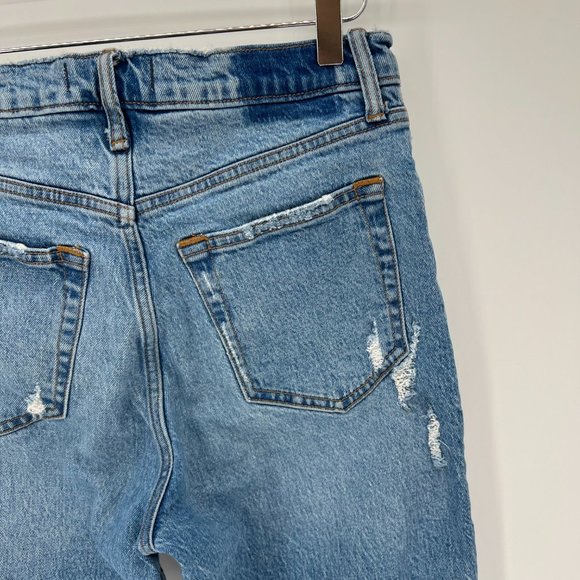 Abercrombie & Fitch The Dad High Rise Jeans Distressed Denim Size 27/4 Short 4P - Picture 7 of 12
